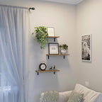DOLLFIO Floating Shelves, 3 Sets Wall Shelves, Wooden Floating Shelves - Image 6