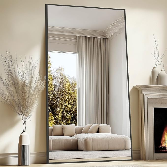 82"X44" Oversized Floor Mirror Full Length, Extra Large Standing Mirror by MirrMuse