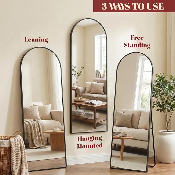 Suidia 58"x18" Arched Full Length Mirror - Image 8