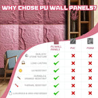 Stone 3D Wall Panels, 23.6"*47.2" Wall Paneling - Image 2