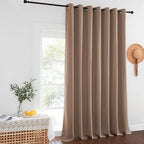 NICETOWN Cappuccino Blackout Curtains - Image 8