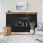 Abyssaly Black Marble Contact Paper Peel and Stick Countertops Waterproof Matte - Image 8