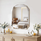 Suidia Bathroom Mirror, Frameless Bathroom Mirror - Image 9