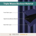 BONZER Room Divider Curtain Total Privacy Wall Extra Wide Thermal Insulated - Image 2