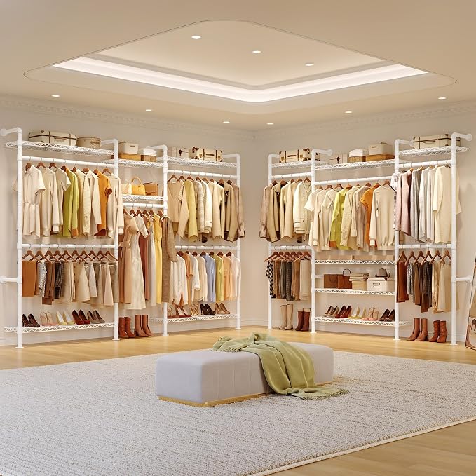 ONBRILL H3 Plus Expandable Wall Mounted Closet System, 5.7FT-8.2FT Closet - Image 9
