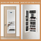LED Mirror Jewelry Cabinet - Image 8