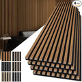 Art3d 4-Pack 108" x 12" Acoustic Wood Panels by Art3d
