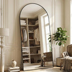 Suidia 88"x44" Arched Full Length Mirror - Image 2