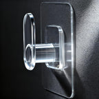 DELITON Clear Cute Storage Hooks, 10 Packs, Adhesion - Image 2