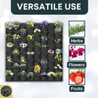 SunVara Vertical Wall Planter 64 Pockets Living Wall Garden - Image 4
