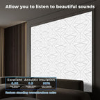 50 Pack Bulk Self-Adhesive Soundproof Wall Panels, 1.2lb/ft³ High Density - Image 2