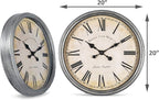 Bernhard Products Large Decorative Wall Clock 20 Inch Silent Non Ticking - Image 5