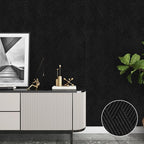 Decotalk Black Textured Wallpaper Textured Wall Paper - Image 4
