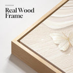 Large Framed Neutral Abstract Wall Art - Image 5