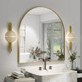 XRAMFY Arched Bathroom Mirror 32" x 34" by XRAMFY