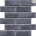 COMSTICKC 3D Faux Brick Wall Panels Peel and Stick Tiles, Small Size Thin PVC by COMSTICKCDECOR