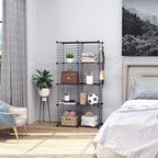 C&AHOME Wire Cube Storage, 8-Cube Organizer Metal C Grids Storage, Storage Bins - Image 2