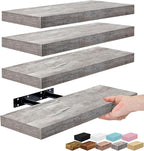 Sorbus Floating Shelves for Wall – 16 Inch Floating Shelf for Kitchen, Living by Sorbus