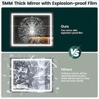 Memobarco 32"x 40" Bathroom Mirror - Image 7