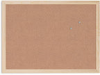 U Brands Cork Bulletin Board, Light Birch Wood Frame by UBrands