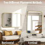 26×38 Inch Bathroom Mirror - Image 2