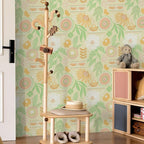 Simon&Siff Boho Wallpaper Peel and Stick, 17.3" x 480" Sun Floral Retro - Image 7