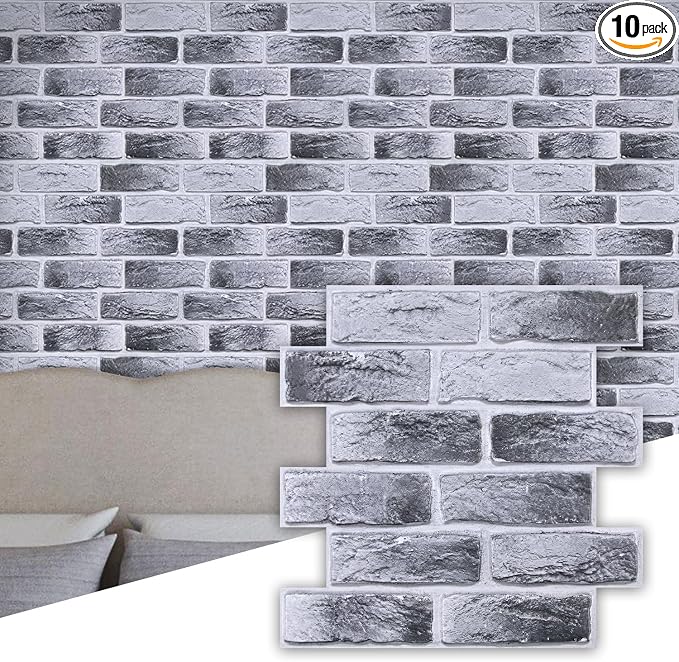 Commomy Brick Peel and Stick Tile by CommomyDecor