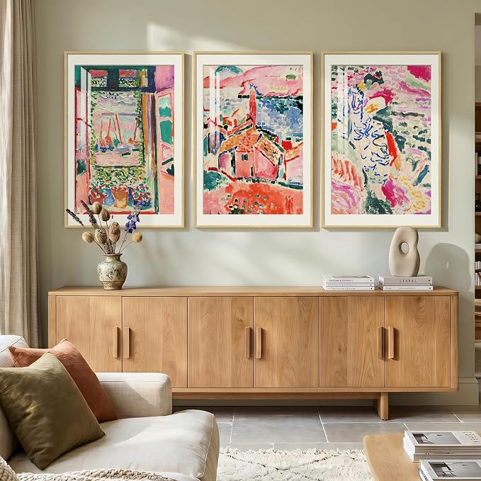 Large Framed Matisse Wall Art for Living Room, Vintage Retro Aesthetic Wall - Image 5
