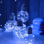 YOLIGHT Wishing Ball Curtain Lights 200 LED Window Curtain String Lights - Image 3