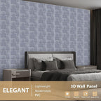 Heikki 30 Pack 3D Wall Panel for Interior Wall Décor, PVC Flower Textured Wall - Image 2