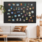 SELEAD Magnetic Chalkboard 72 x 48 Inches - Image 4