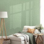 Guvana Grasscloth Peel and Stick Wallpaper Green Textured Contact Paper Modern - Image 7