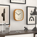 JONES CLOCKS® Sprite wall Clock | Modern Retro Rounded Square Clock | 10 inch | - Image 5
