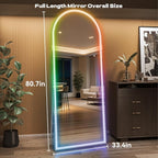 Hasipu Arch Full Length Mirror 81 x 34 in - Image 2