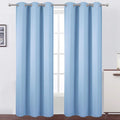 LEMOMO Sky Blue Thermal Blackout Curtains/38 x 84 Inch/Set of 2 Panels Room by Lemomo