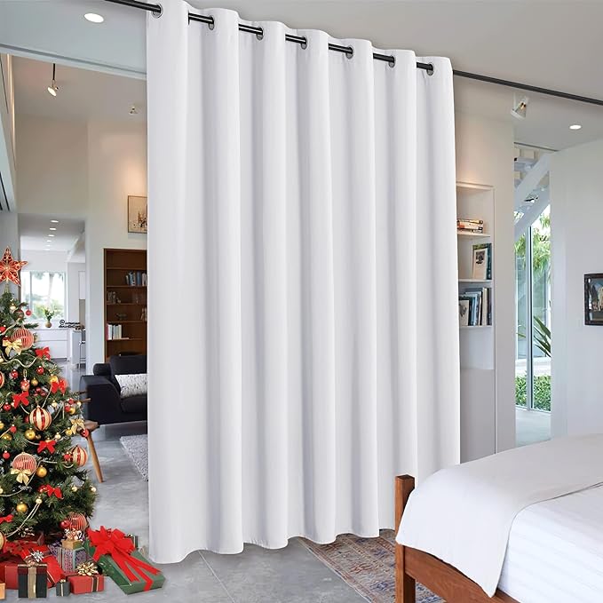 RYB HOME Room Divider Curtain Privacy Room Darkening Energy Efficiency Partition by RYBHOME