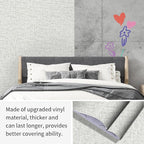 Grey Grasscloth Peel and Stick Wallpaper, Textured Vintage Contact Paper - Image 9