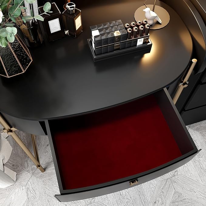 VEELIKE Dark Red Velvet Fabric Wallpaper Self Adhesive Soft Felt Drawer Liners - Image 3