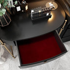 VEELIKE Dark Red Velvet Fabric Wallpaper Self Adhesive Soft Felt Drawer Liners - Image 3