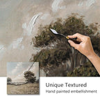 JolyWell Hand-Painted Vintage Canvas Wall Art, Landscape Wall Painting Prints - Image 5