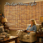 Outdoor Bamboo Blinds for Patio, Waterproof Reed Shades, Privacy Sun Shades - Image 8