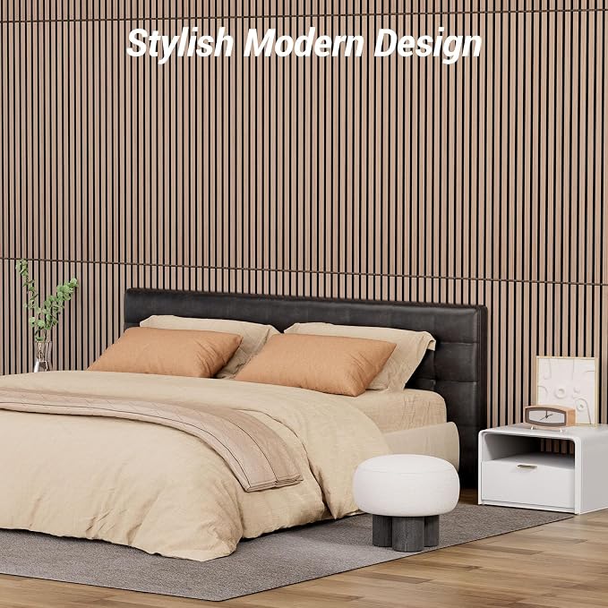 TONOR Dual-Layer Thickened Acoustic Wood Wall Panels Self Adhesive, 4 Pack - Image 7