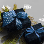 CRE8TIVE Black Blue Wallpaper Border Black Glitter Wallpaper Stick and Peel - Image 5