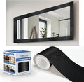 TIANLDD 27 FT Wood Grain Wallpaper Border, Removable Waterproof Mirror Border by TIANLDD