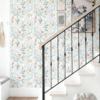 Froluya Floral Peel and Stick Wallpaper Boho Floral Contact Paper 16.9" x - Image 3