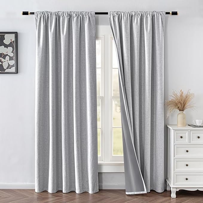 IGEMAEVE 100% Blackout Curtains 84 Inch Length - Image 2