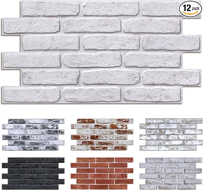 Commomy Faux Brick 3D Wall Panels by CommomyDecor
