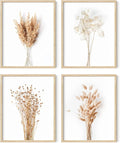 HAUS AND HUES Brown Plant Set of 4-16x20 Framed Beige by HausandHuesArtPrints
