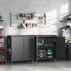 34" Metal Garage Storage Cabinet - Image 8