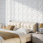 Giantex 100 Pack 3D Wall Panels, Lightweight Waterproof, DIY Cut & Paint - Image 2